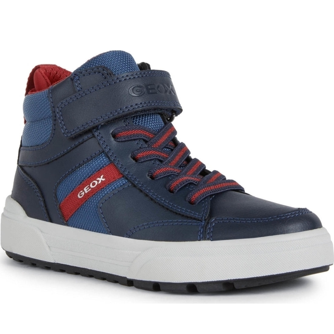 Geox boys Navy Red weemble booties | Vilbury London