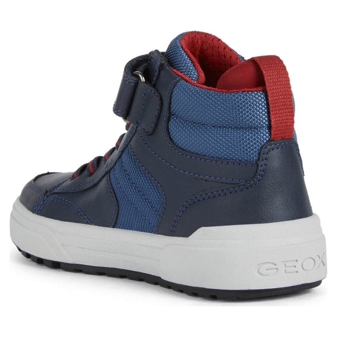 Geox boys Navy Red weemble booties | Vilbury London