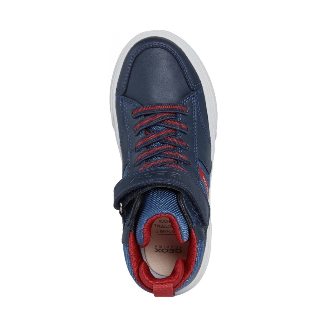 Geox boys Navy Red weemble booties | Vilbury London