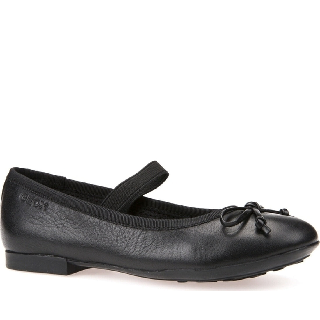 Geox girls Black plie ballerinas | Vilbury London