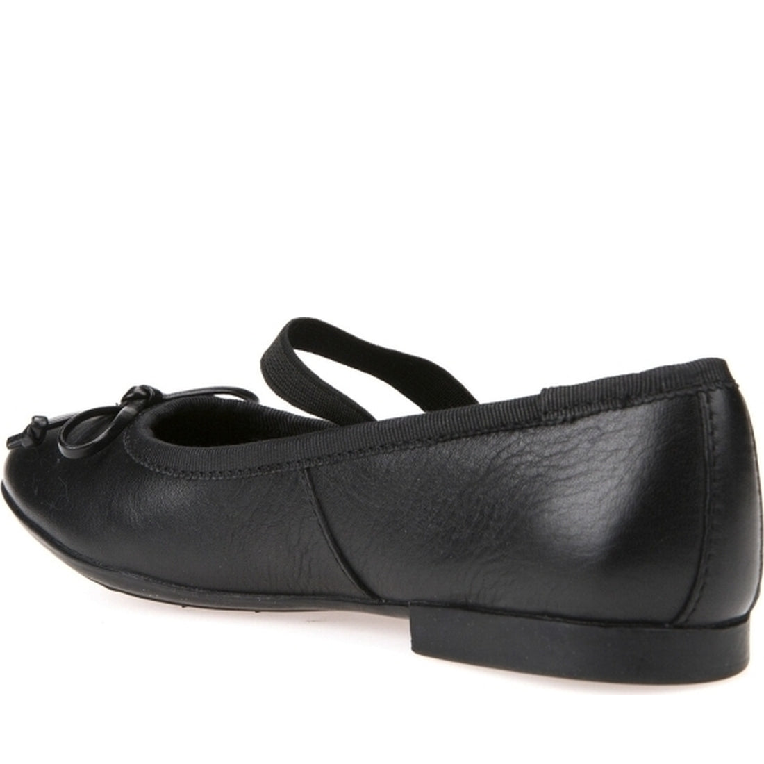 Geox girls Black plie ballerinas | Vilbury London