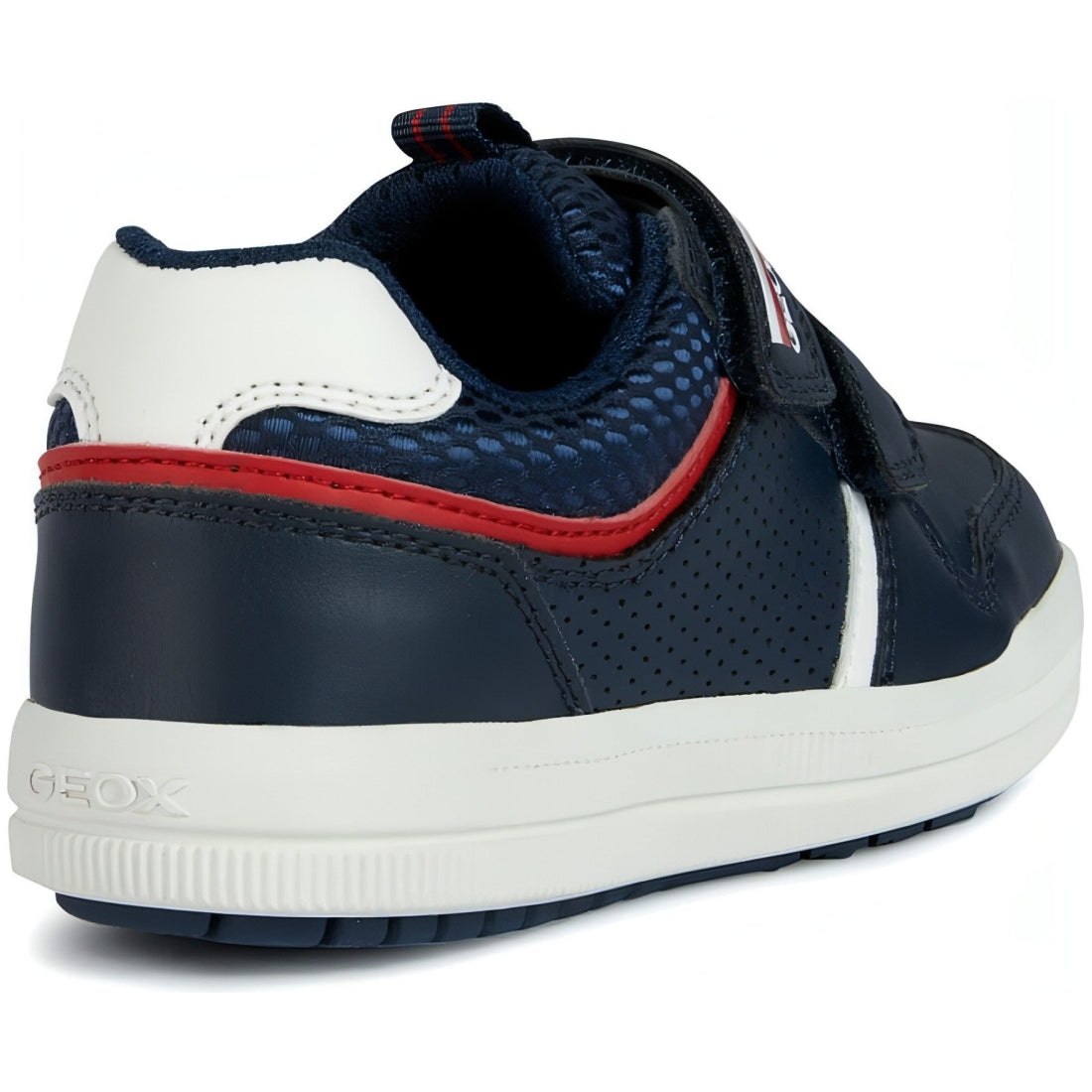 Geox boys navy, red arzach sport shoes | Vilbury London