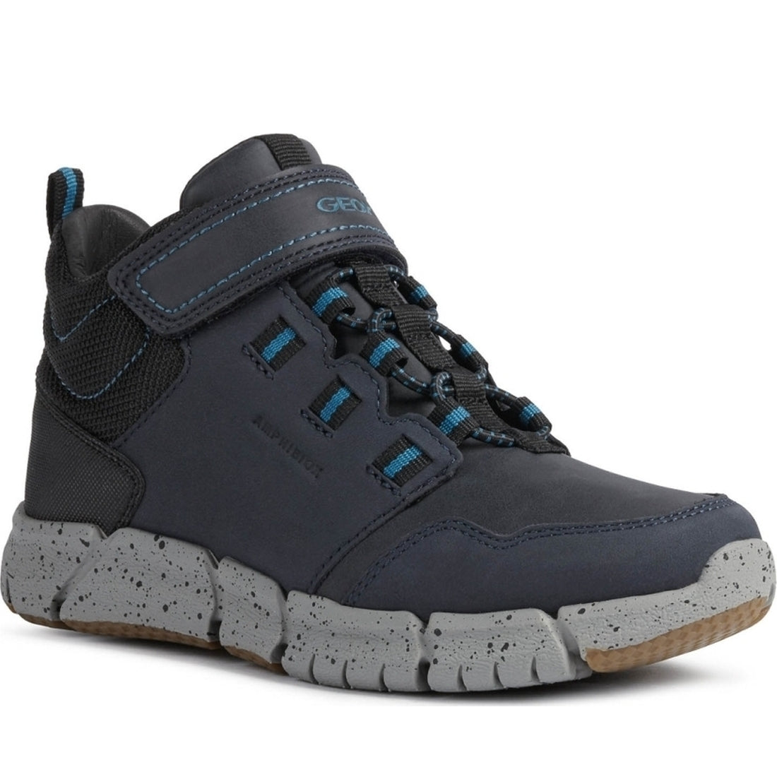 Geox boys Navy Petrol flexyper abx booties | Vilbury London