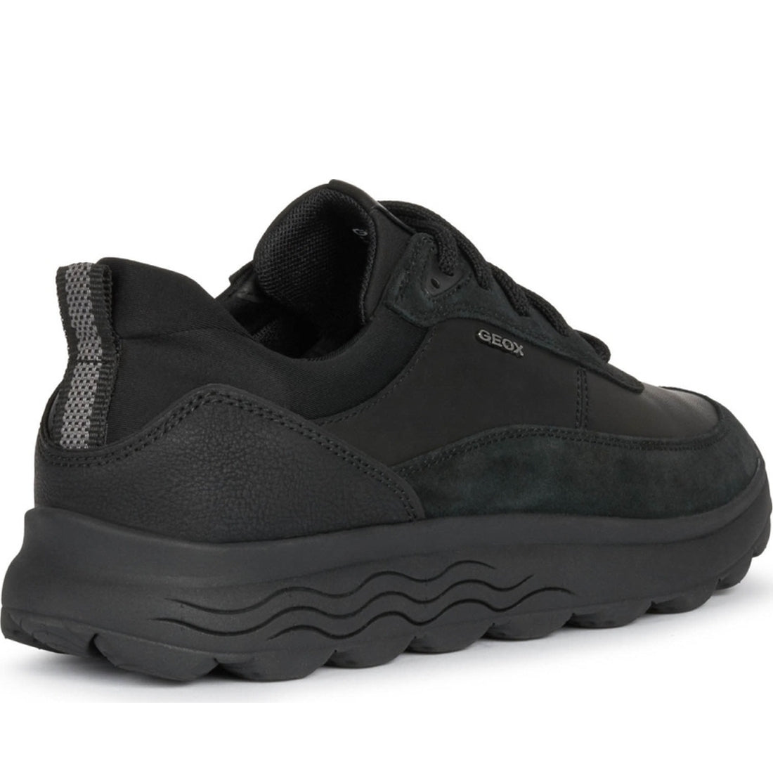 Geox mens Black spherica sport shoe | Vilbury London