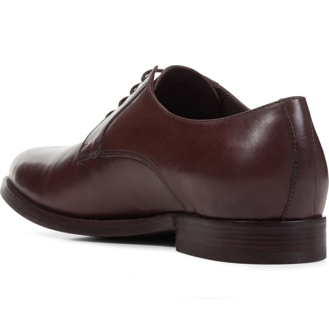 Geox mens dark brown hampstead formal | Vilbury London