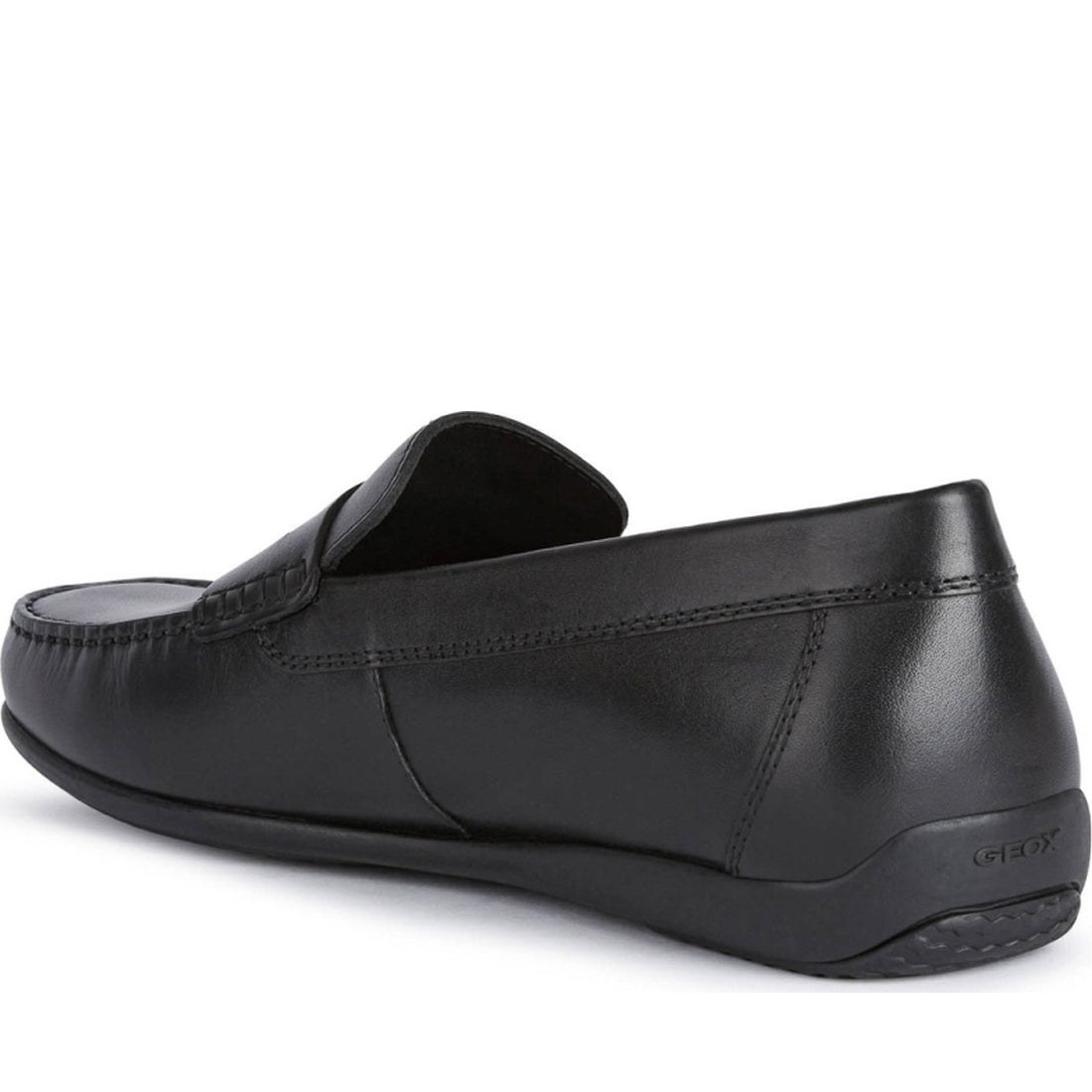 Geox mens Black ascanio mocasins | Vilbury London