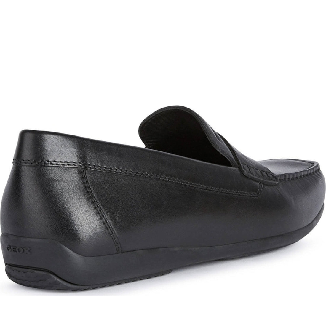 Geox mens Black ascanio mocasins | Vilbury London