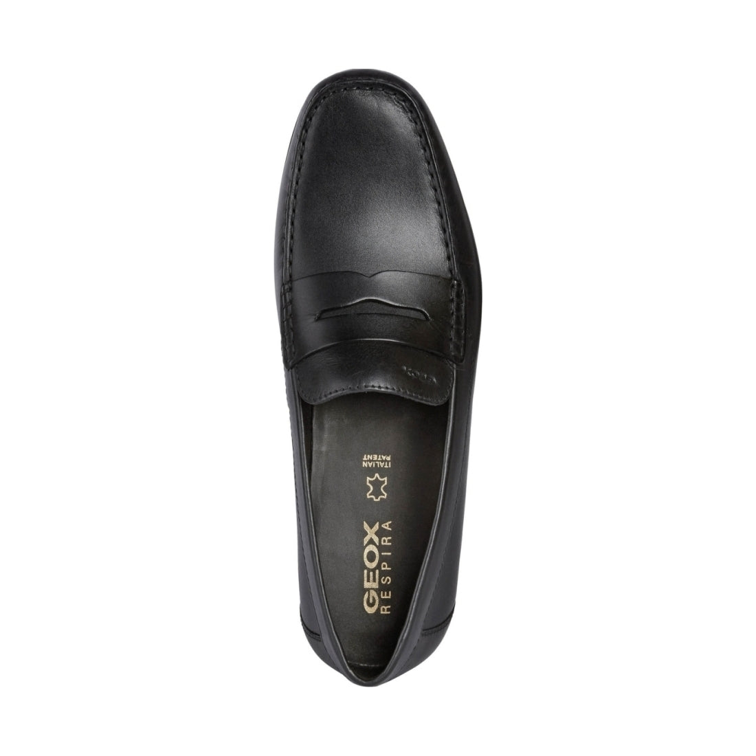 Geox mens Black ascanio mocasins | Vilbury London