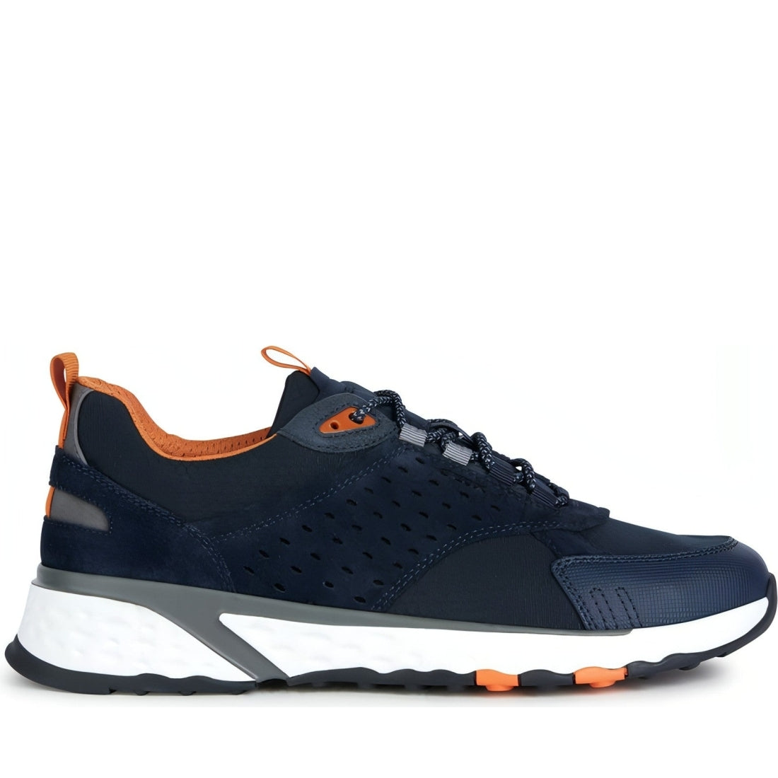 Geox mens dk blue sterrato sport shoes | Vilbury London