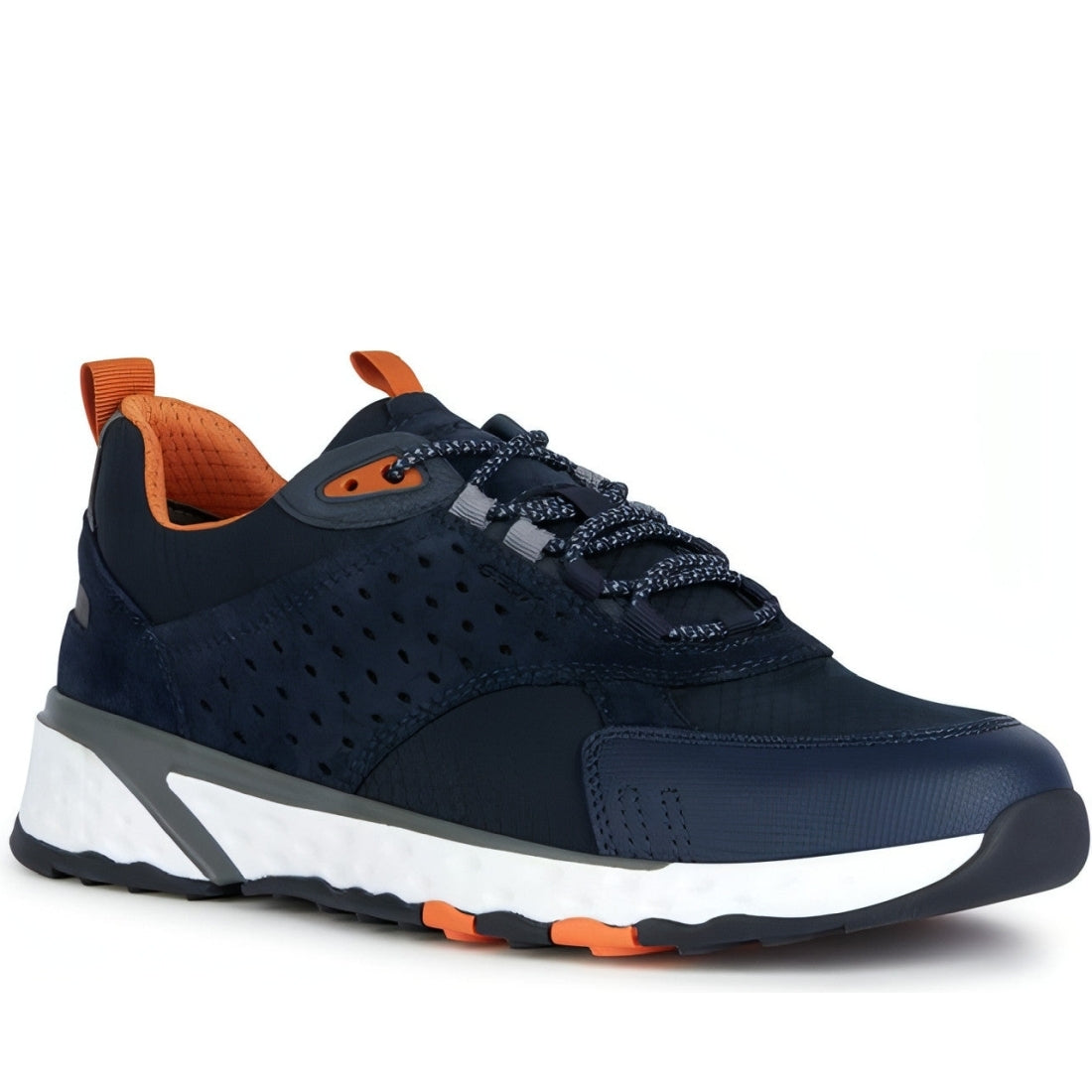 Geox mens dk blue sterrato sport shoes | Vilbury London