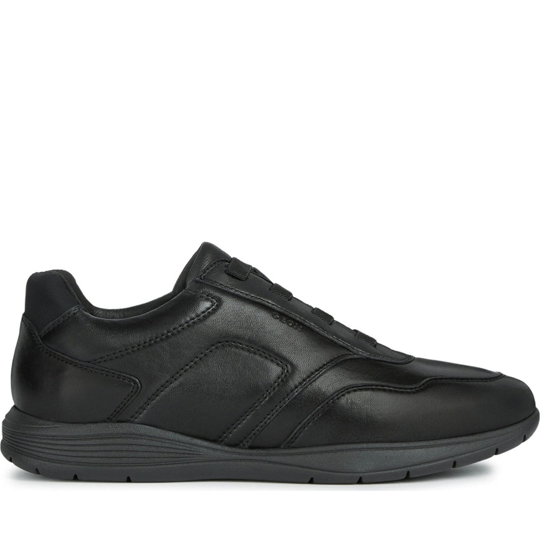 Geox mens Black spherica ec2 sport shoe | Vilbury London