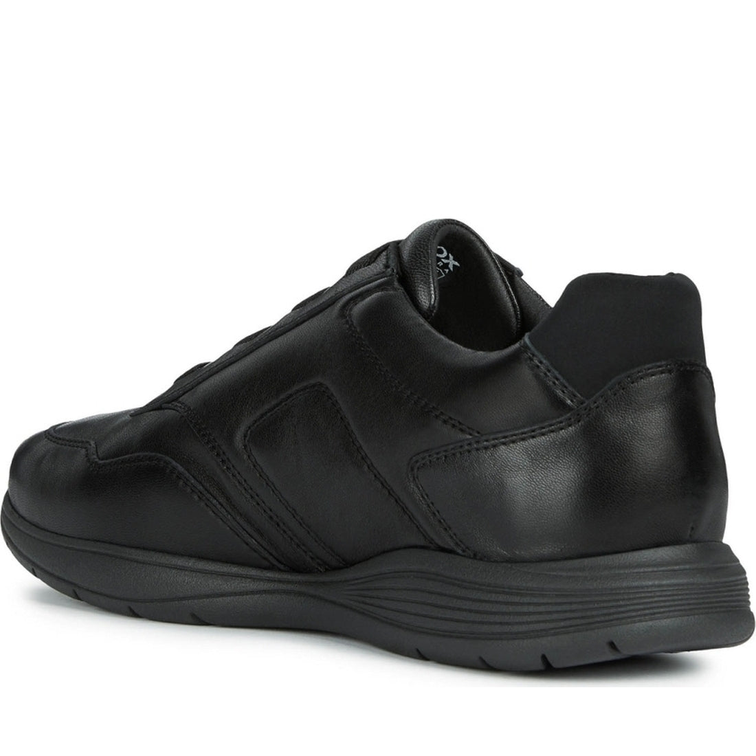 Geox mens Black spherica ec2 sport shoe | Vilbury London