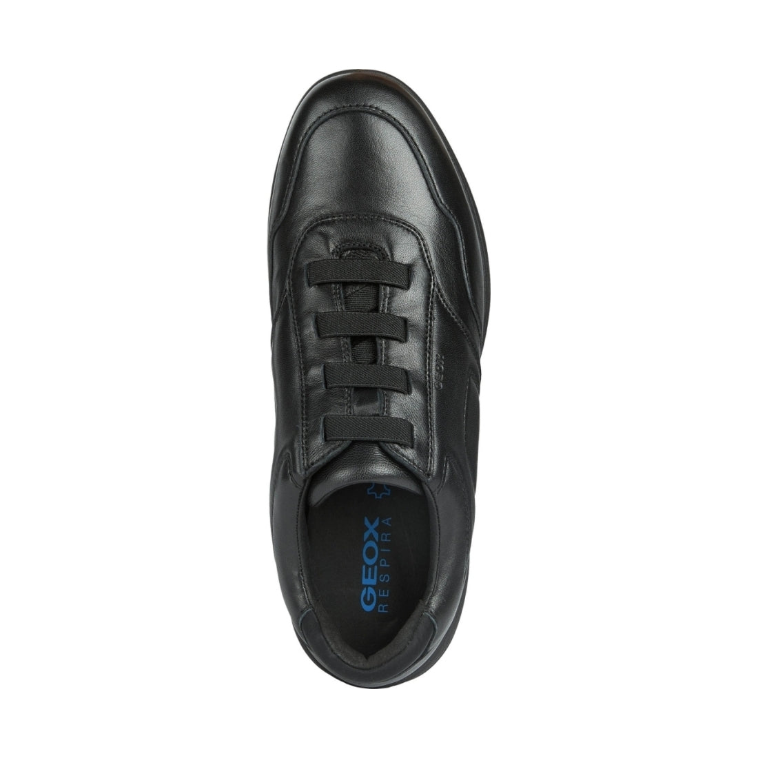 Geox mens Black spherica ec2 sport shoe | Vilbury London