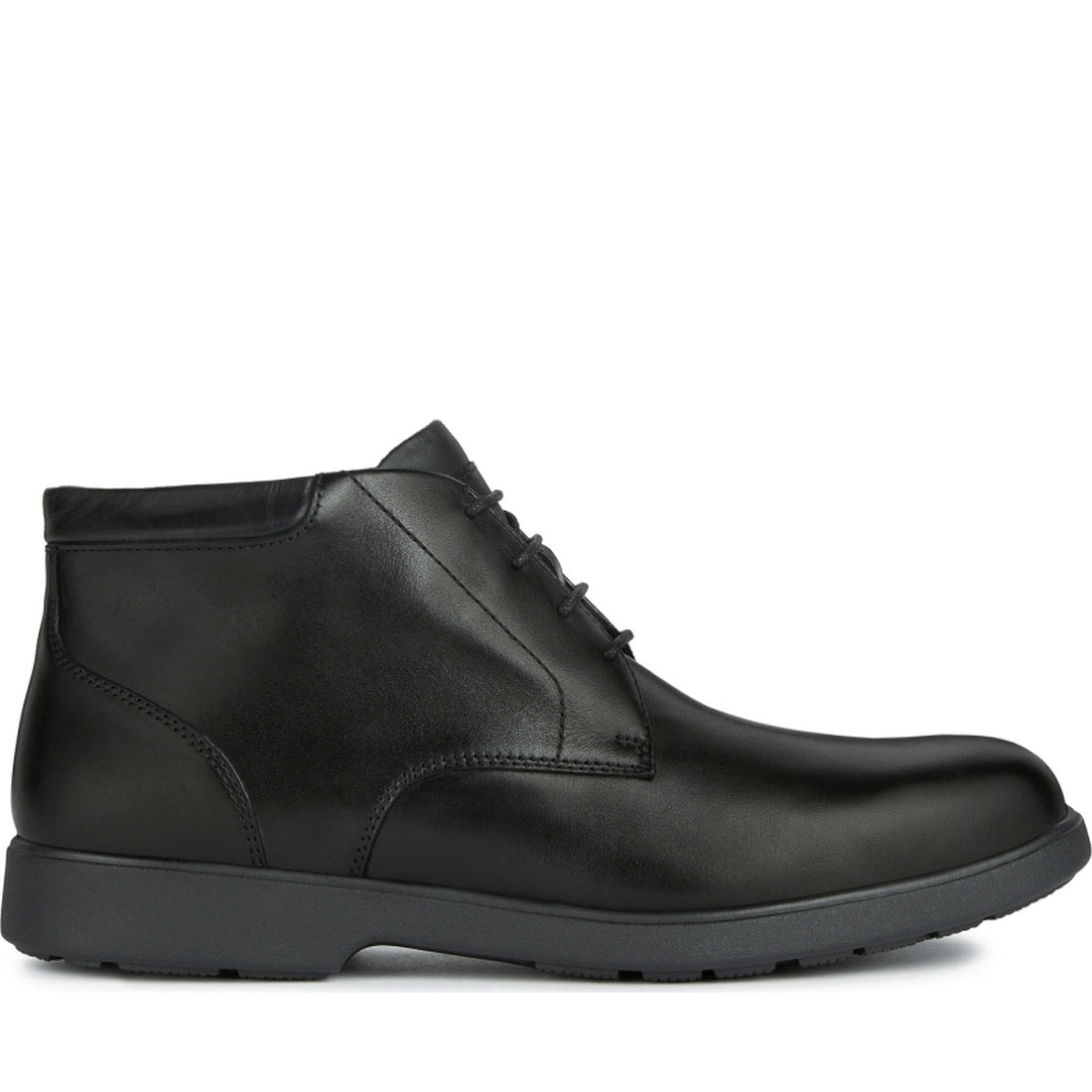 Geox mens Black spherica ec11 wide booties | Vilbury London