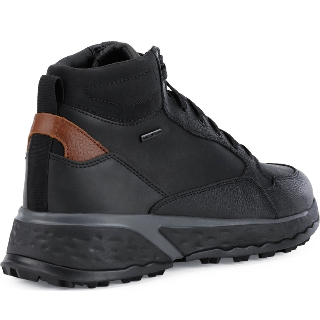 Geox mens Black sterrato abx booties | Vilbury London