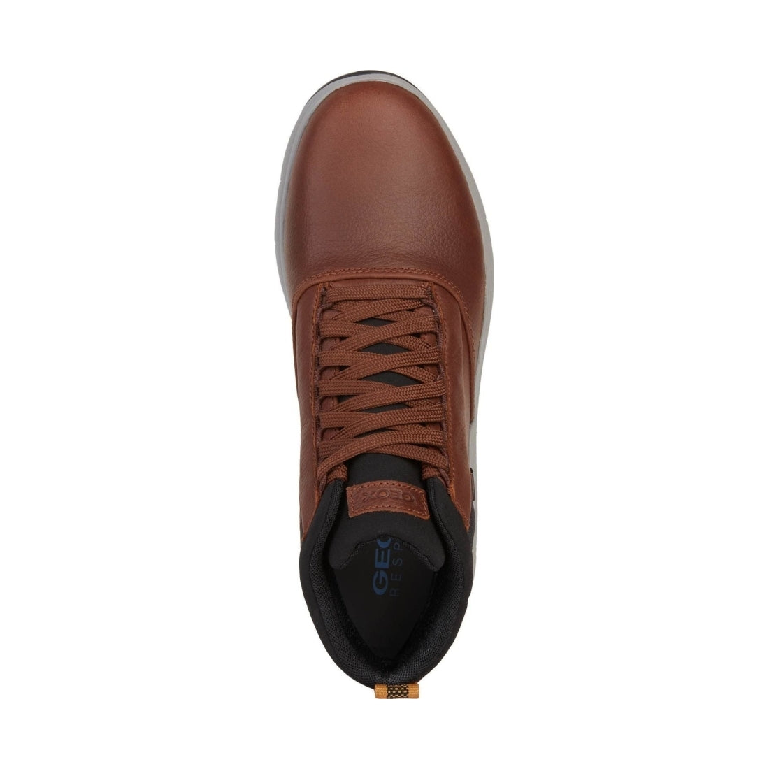 Geox mens Brown spherica 4x4 abx booties | Vilbury London