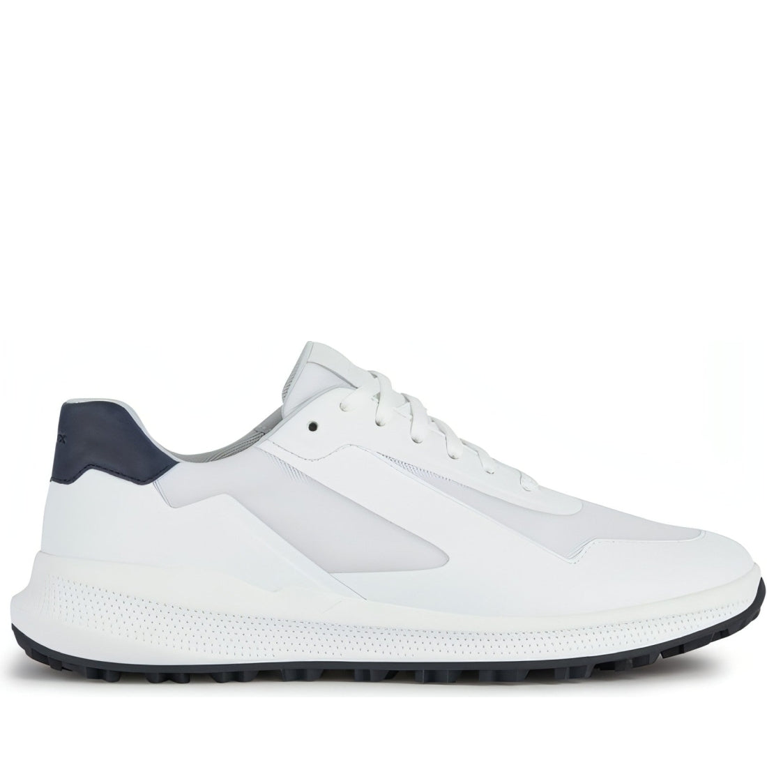 Geox mens white pg1x sport shoes | Vilbury London