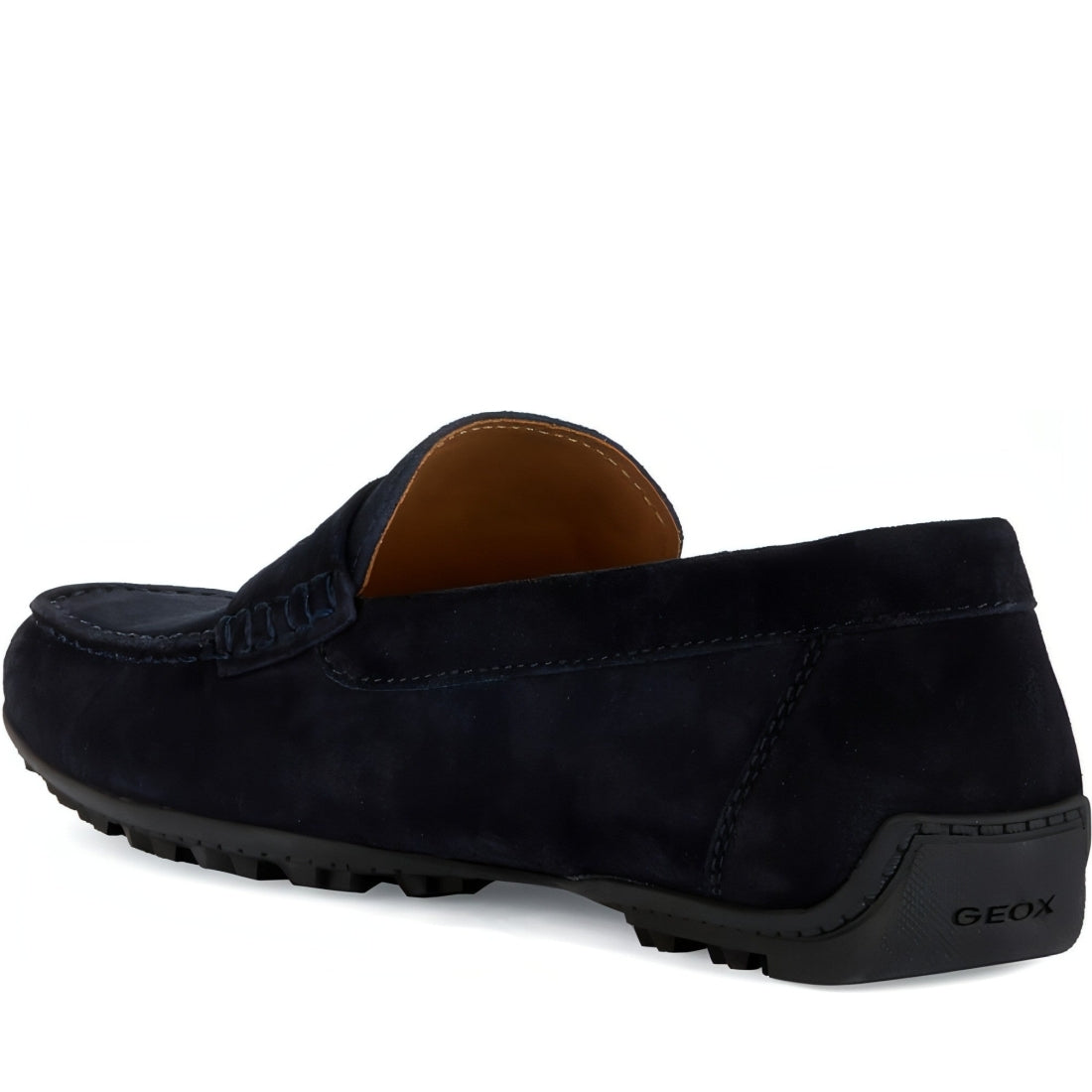 Geox mens navy kosmopolis moccasins | Vilbury London