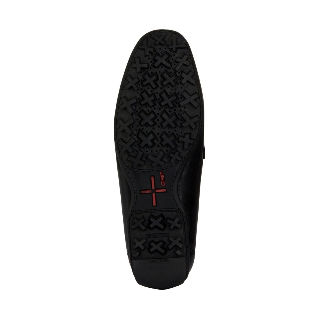 Geox mens black kosmopolis moccasins | Vilbury London