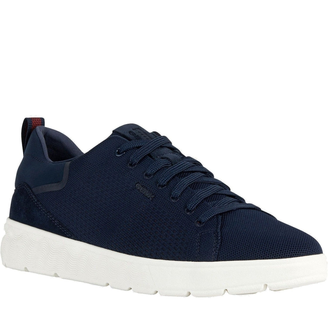 Geox mens navy spherica sport shoes | Vilbury London