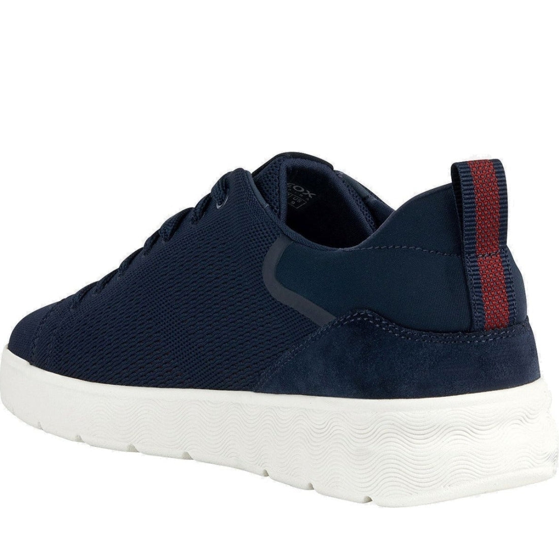 Geox mens navy spherica sport shoes | Vilbury London