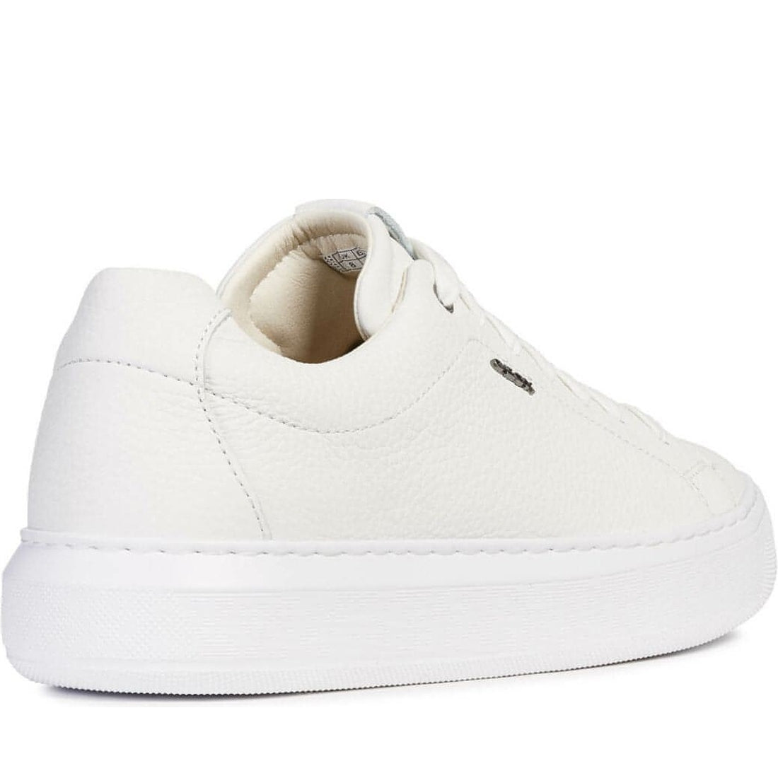 Geox mens white deiven sport shoes | Vilbury London