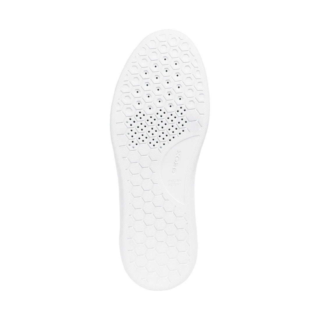 Geox mens white deiven sport shoes | Vilbury London