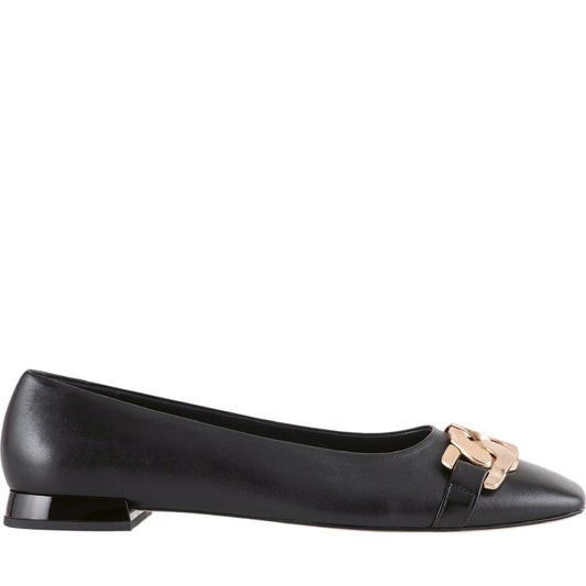 Hogl Womens Black coco flats | Vilbury London