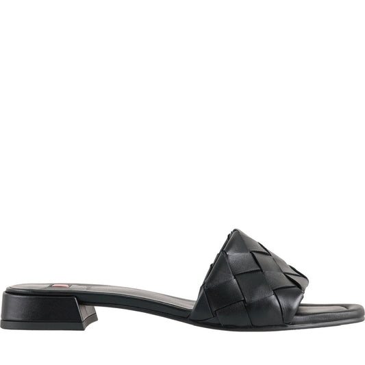 Hogl Womens Black felina slippers | Vilbury London