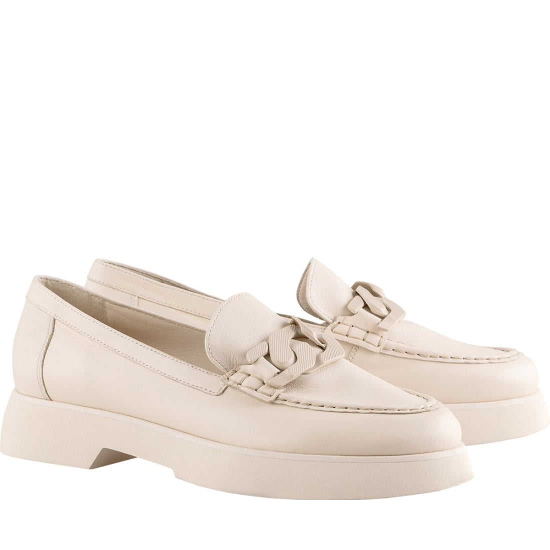 Hogl Womens Ecru stacy flats | Vilbury London