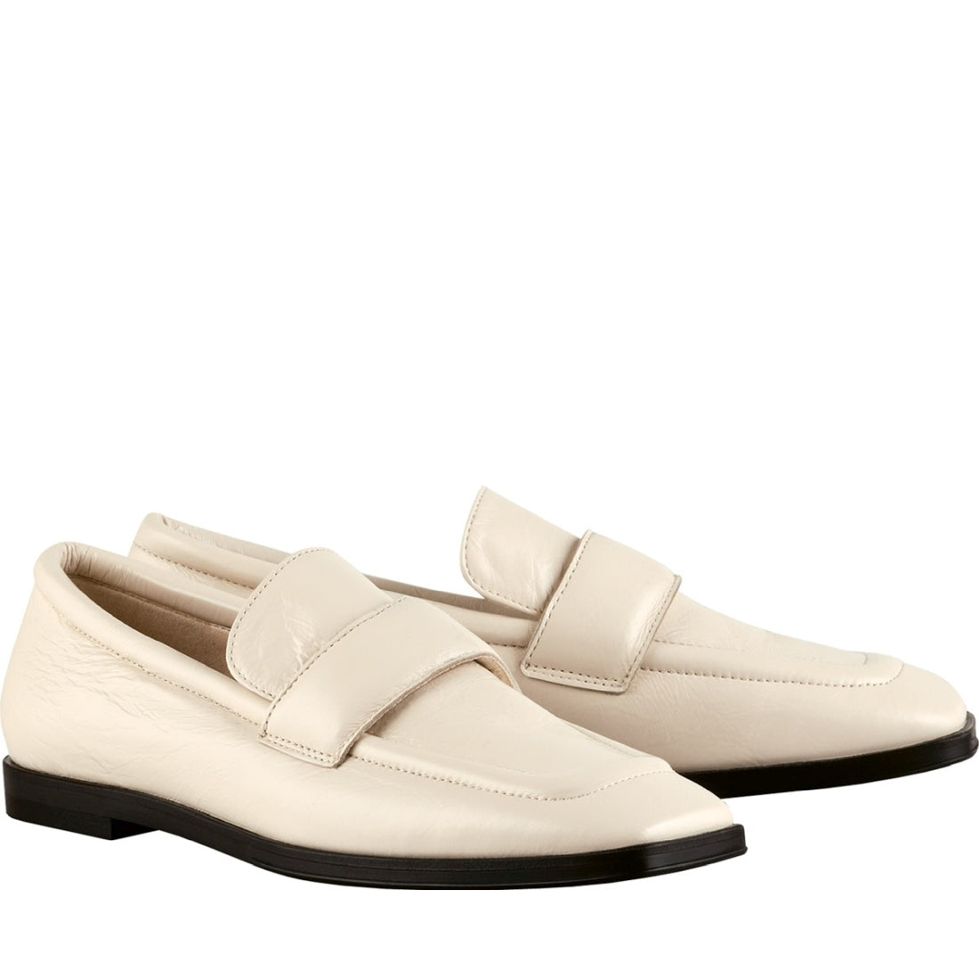 Hogl Womens Ecru taylor flats | Vilbury London