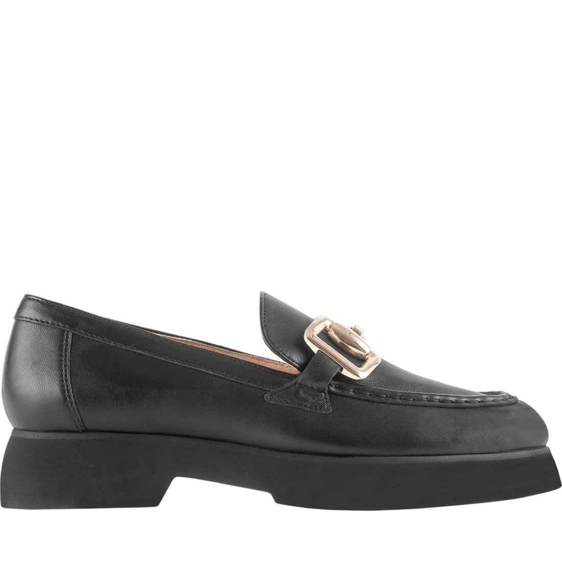 Hogl womens schwarz max loafers | Vilbury London