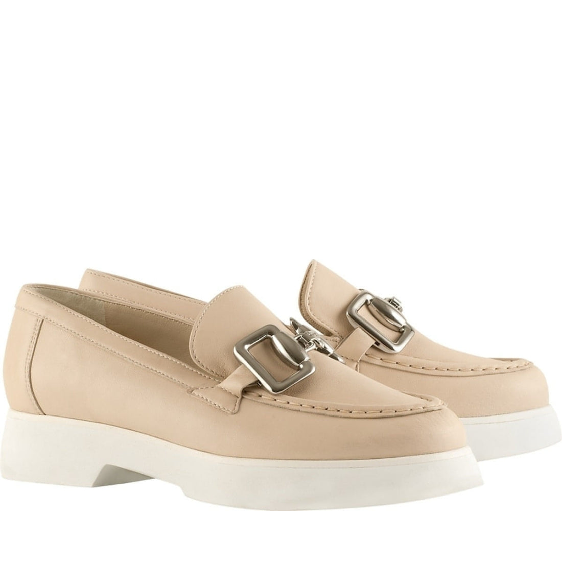 Hogl womens lightnud max loafers | Vilbury London