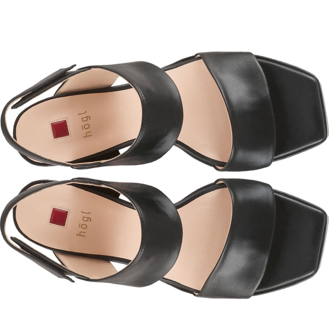 Hogl womens schwarz cindy sandals | Vilbury London