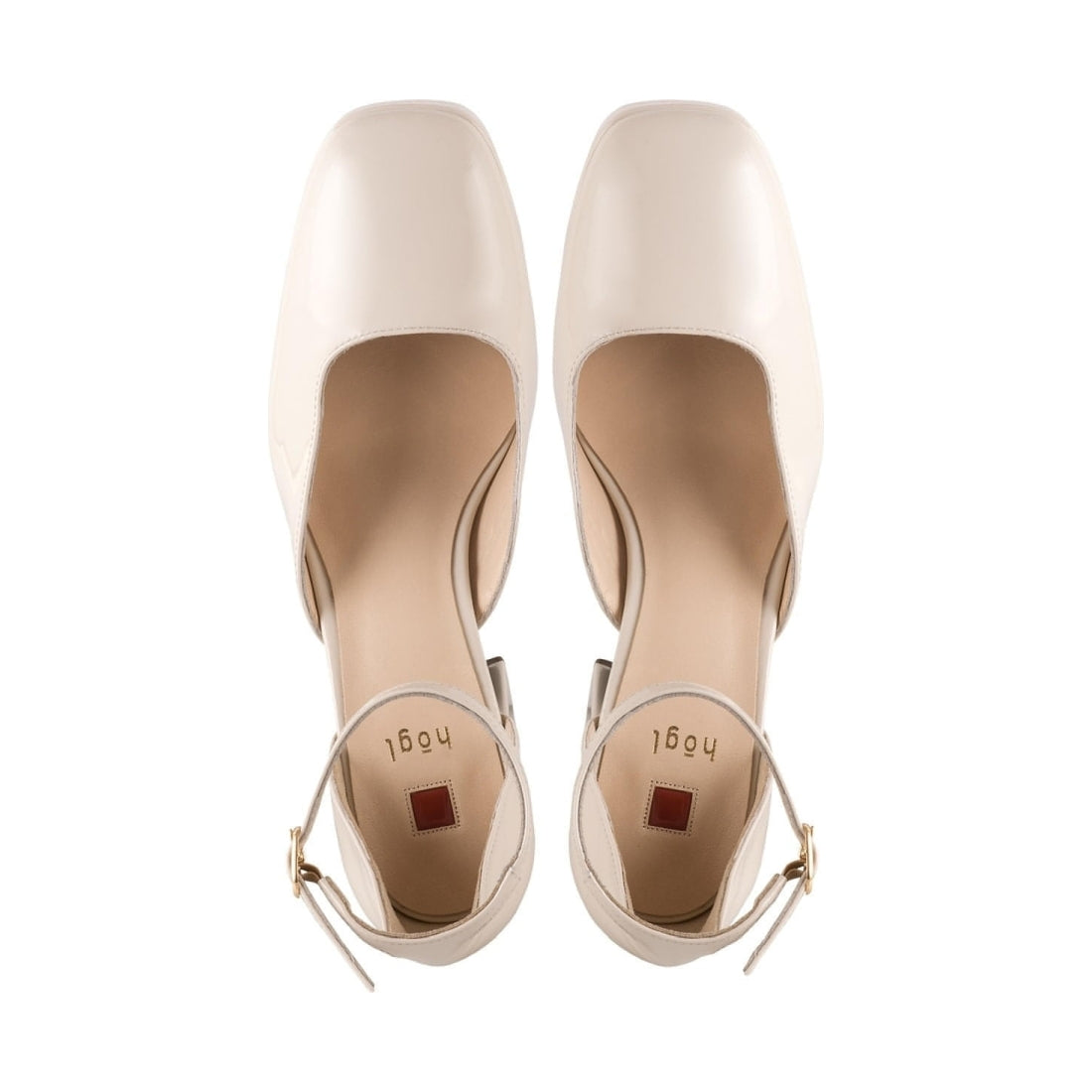 Hogl womens creme victoria pumps | Vilbury London