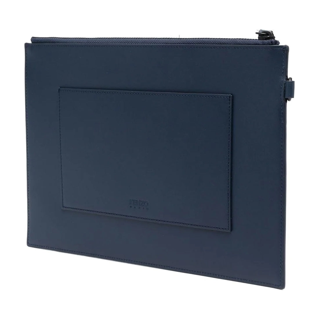 KENZO mens midnight blue large clutch | Vilbury London