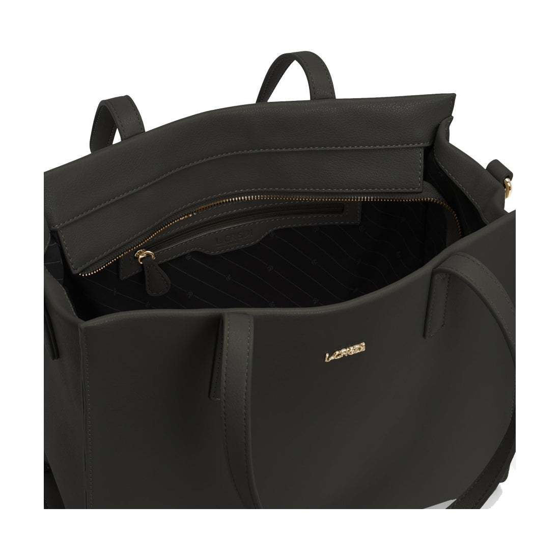 L.Credi womens schwarz keola tote bag | Vilbury London