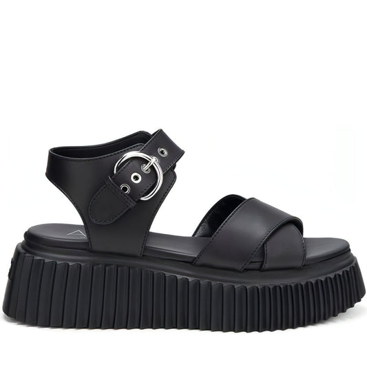 AGL womens nero nero aurora sandals | Vilbury London