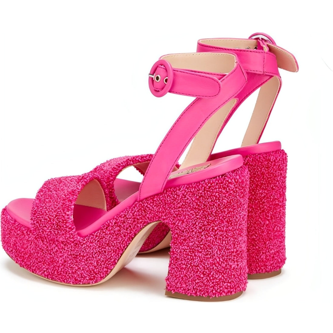 AGL womens chantal flamingo sista zebry sandals | Vilbury London