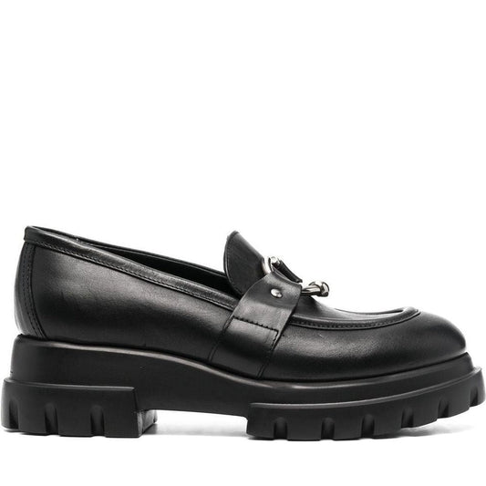 AGL womens Nero monique loafers | Vilbury London