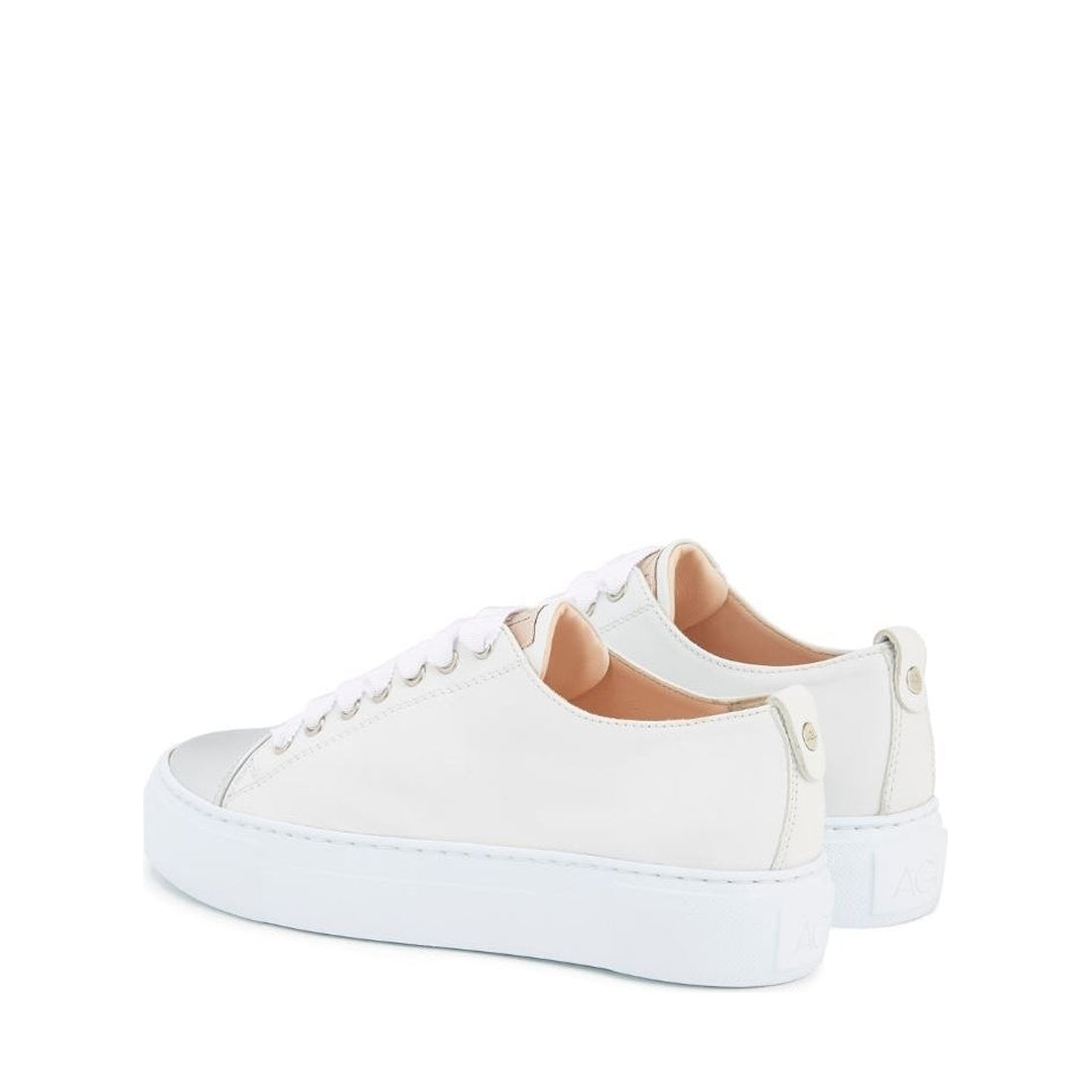 AGL womens silv whit whit whit mollie sport shoe | Vilbury London