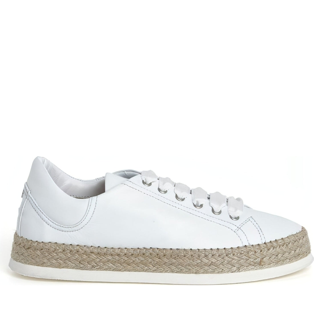 AGL womens white rope sport shoe | Vilbury London