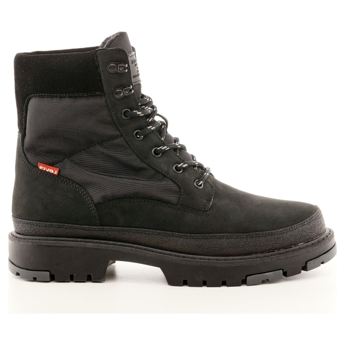 Levi's mens Full Black torsten quilted booties | Vilbury London