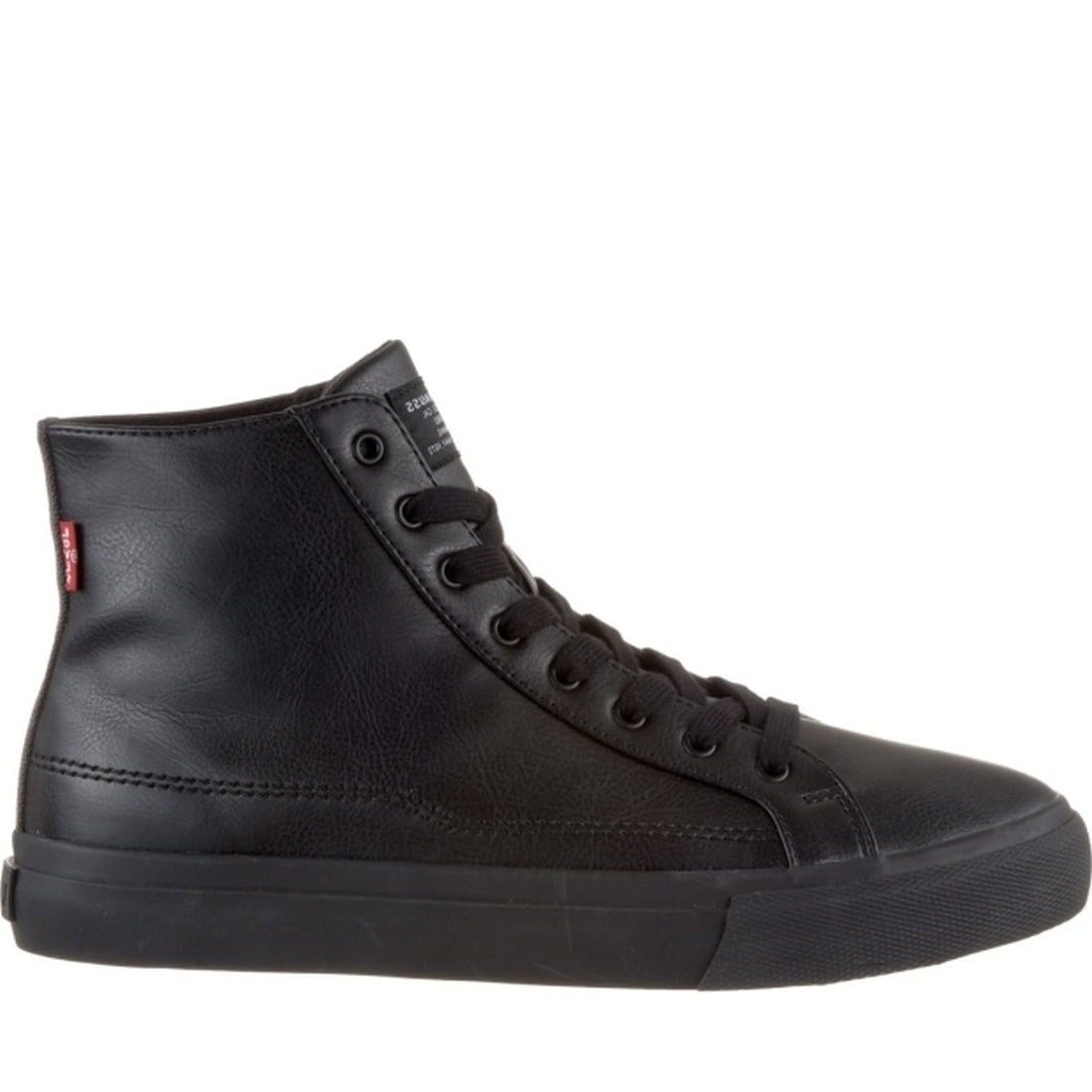 Levi's mens Full Black decon mid booties | Vilbury London