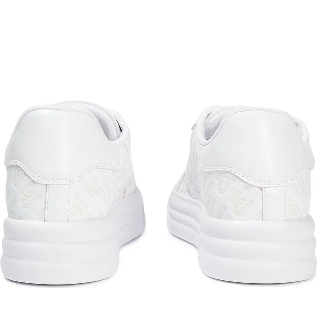 Liu Jo womens white cleo 12 trainers | Vilbury London