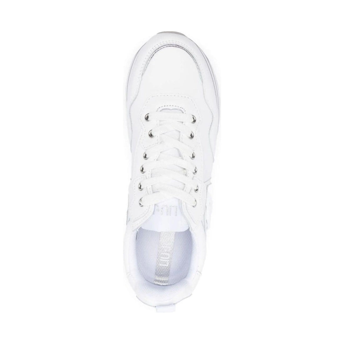 Liu Jo womens white liu jo maxi wonder 01 trainers | Vilbury London