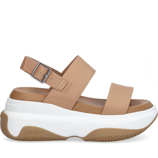 Liu Jo womens tan june 06 sandals | Vilbury London