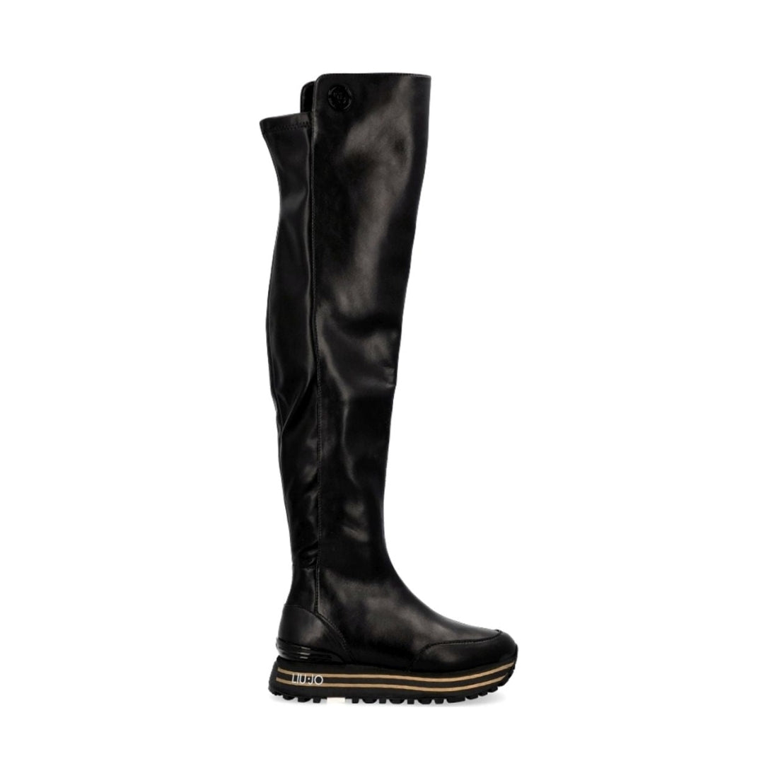 Liu Jo womens Black maxi wonder 27 - boot | Vilbury London