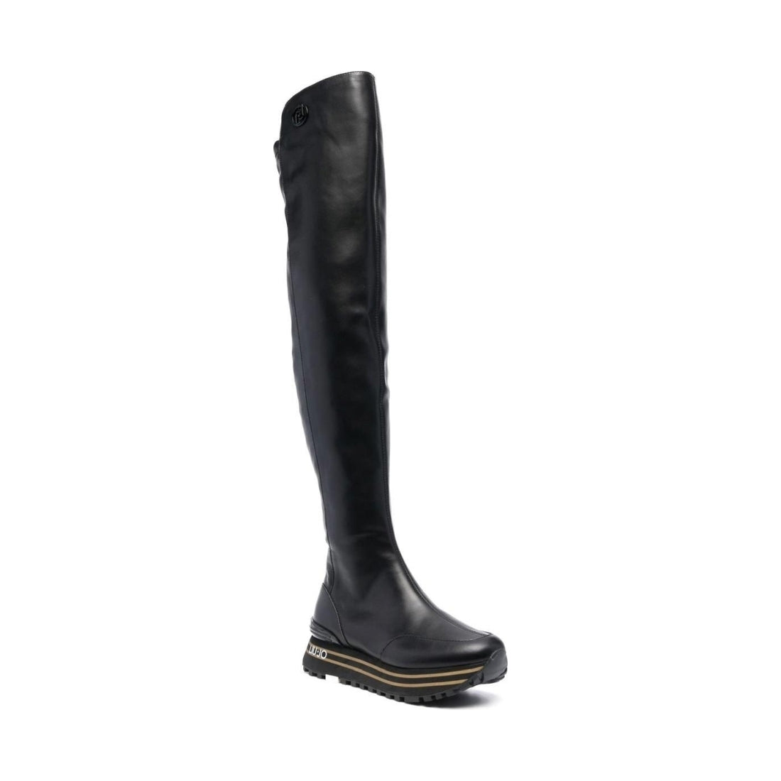 Liu Jo womens Black maxi wonder 27 - boot | Vilbury London