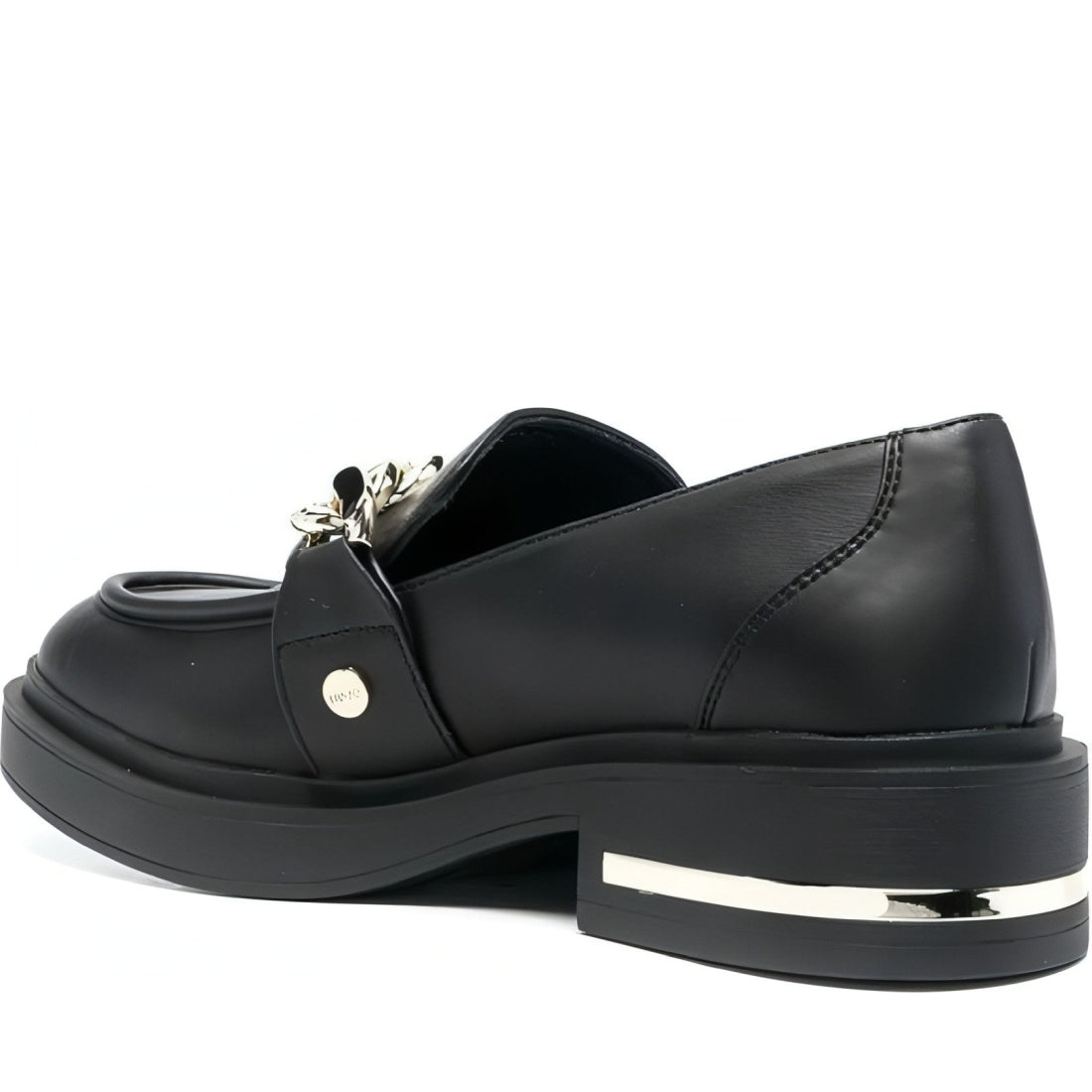 Liu Jo womens black gabrielle 13 loafers | Vilbury London